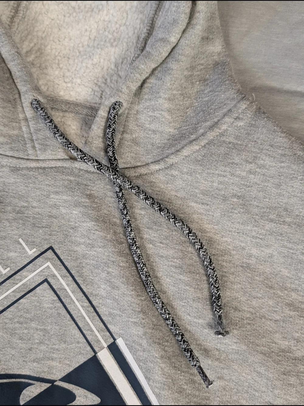 O'Neill Men's Gray Fleece‎ Hoodie Size M Front Pocket Logo On Arm
